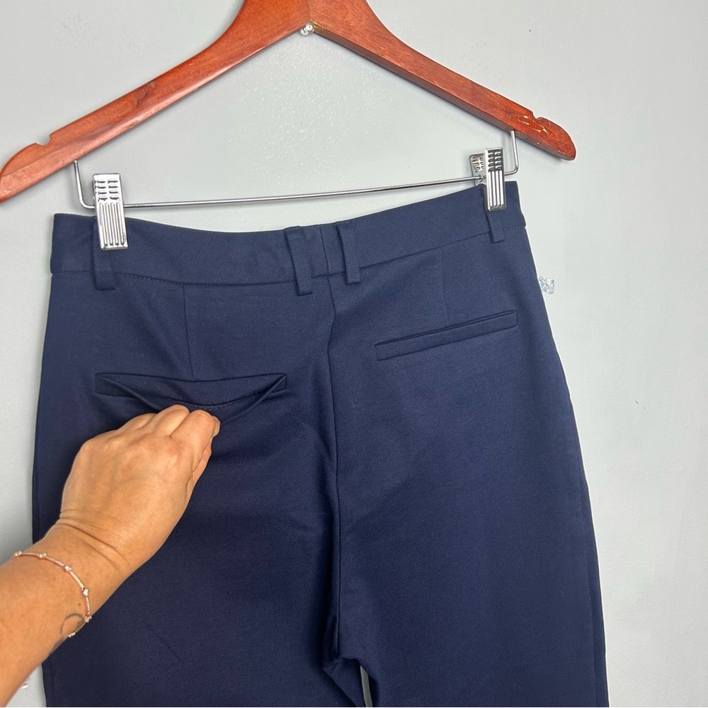 Of/Mercer women’s Essex skinny pants high waisted  size 4 navy blue stretch - Picture 11 of 16